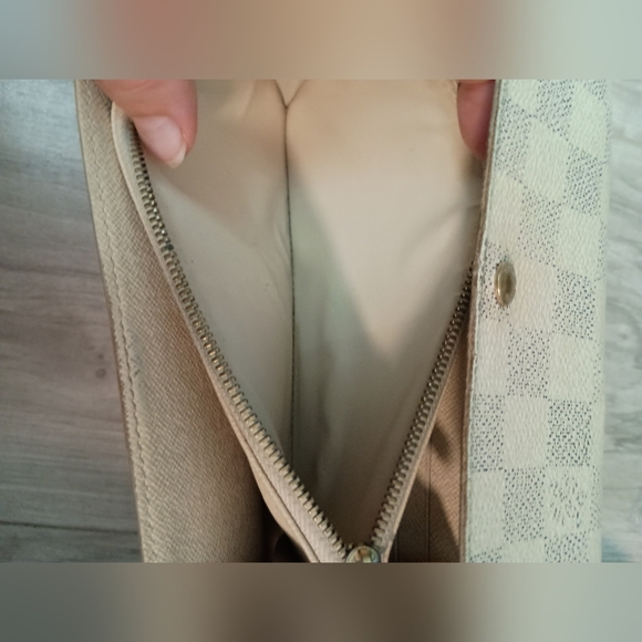 LOUIS VUITTON Portefeuille Sarah N61735 Damier Azur Wallet - Picture 7 of 11